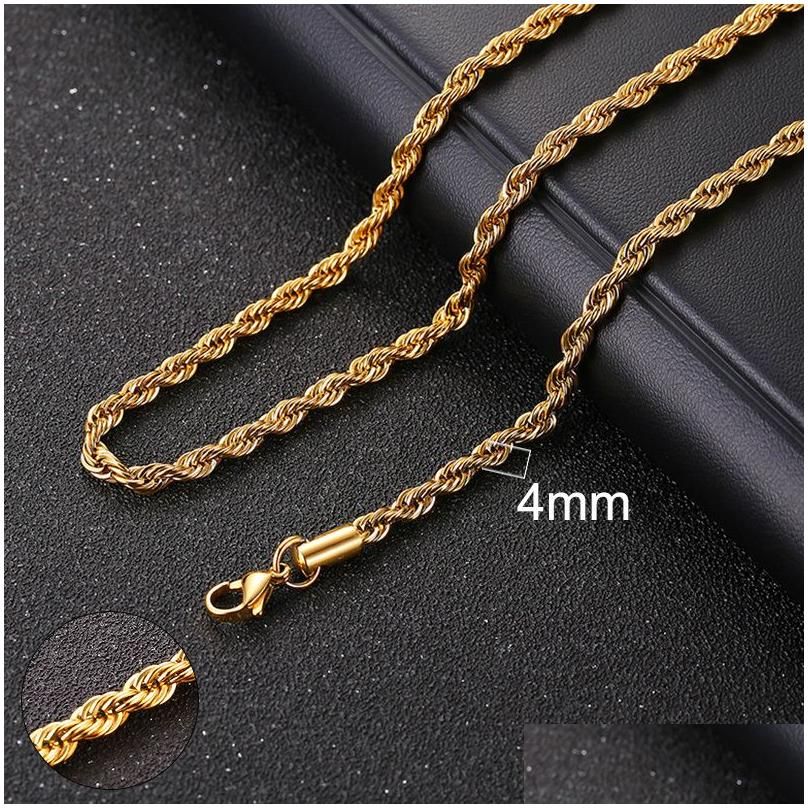 4Mm Gold Rope