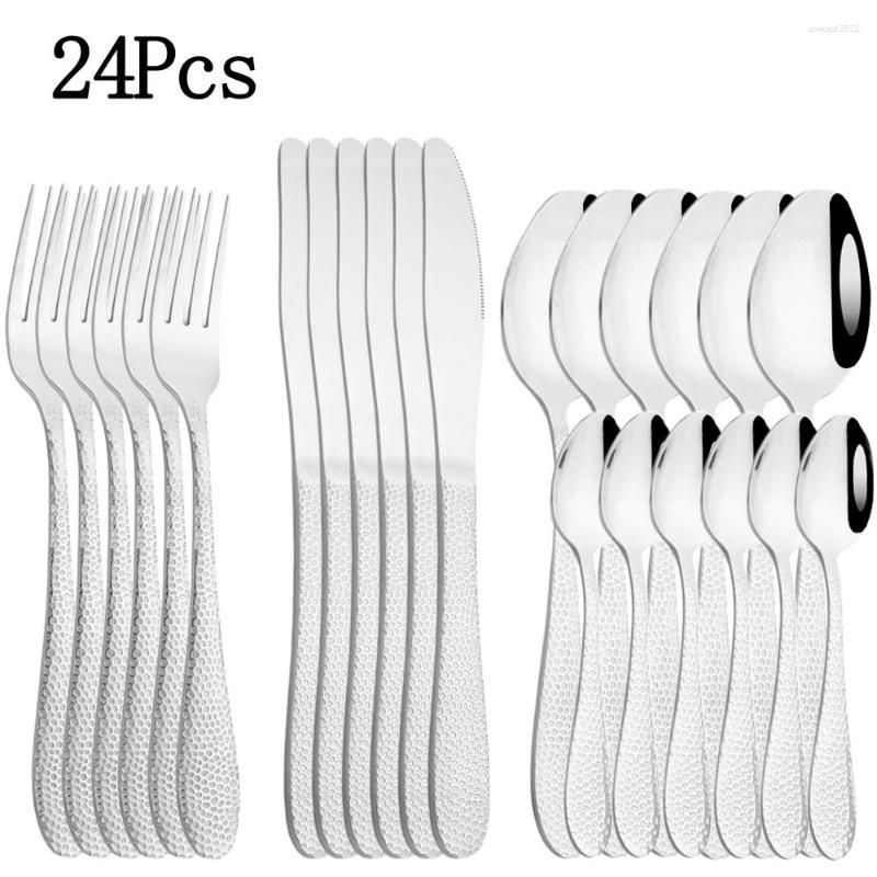 Silver 24Pcs