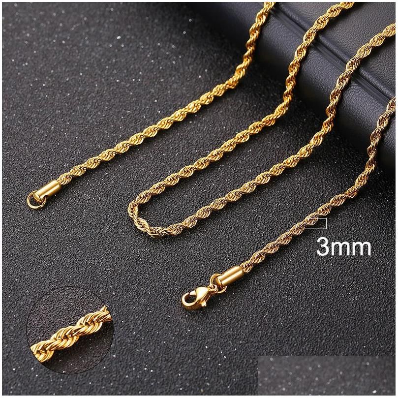 3Mm Gold Rope