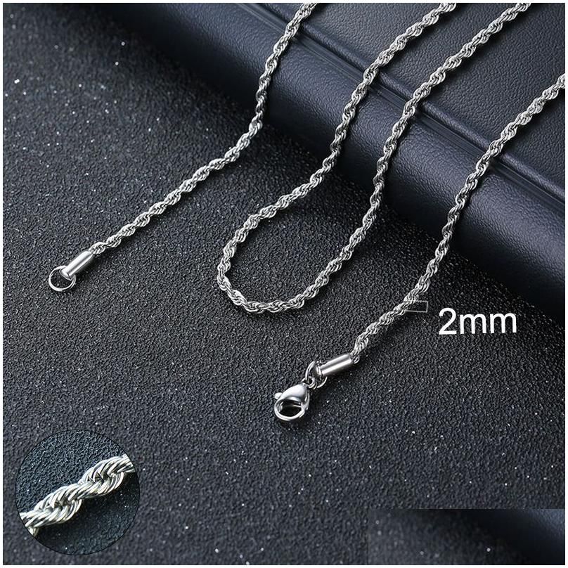 2Mm Silver Rope