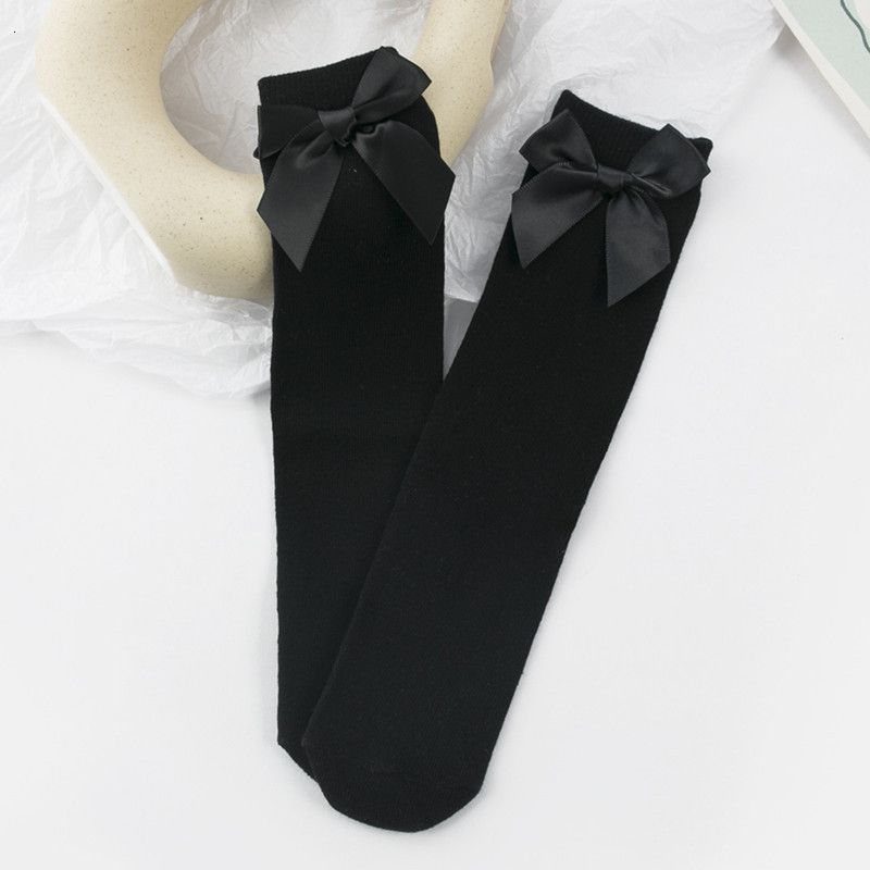 black bow socks