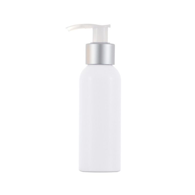 100 ml silberne und transparente Pumpe