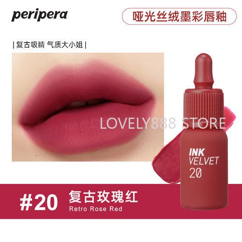 20 Retro Rose Red