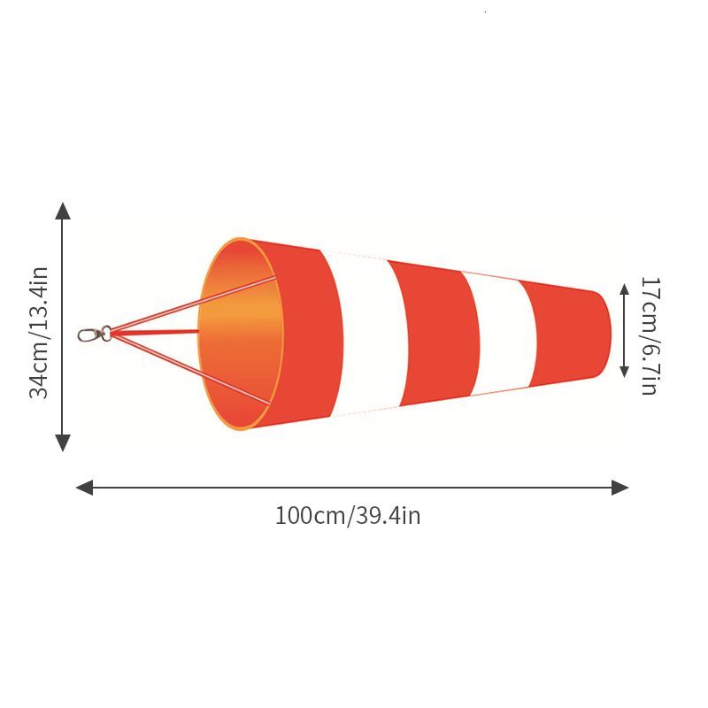 Rödvit-100 cm