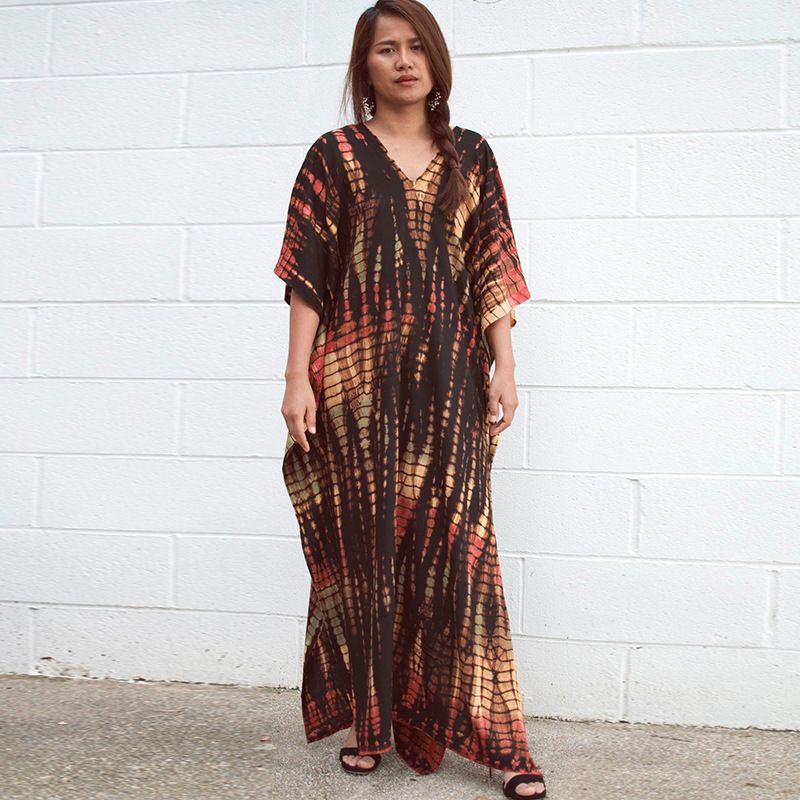 Robe de Kaftan imprimé