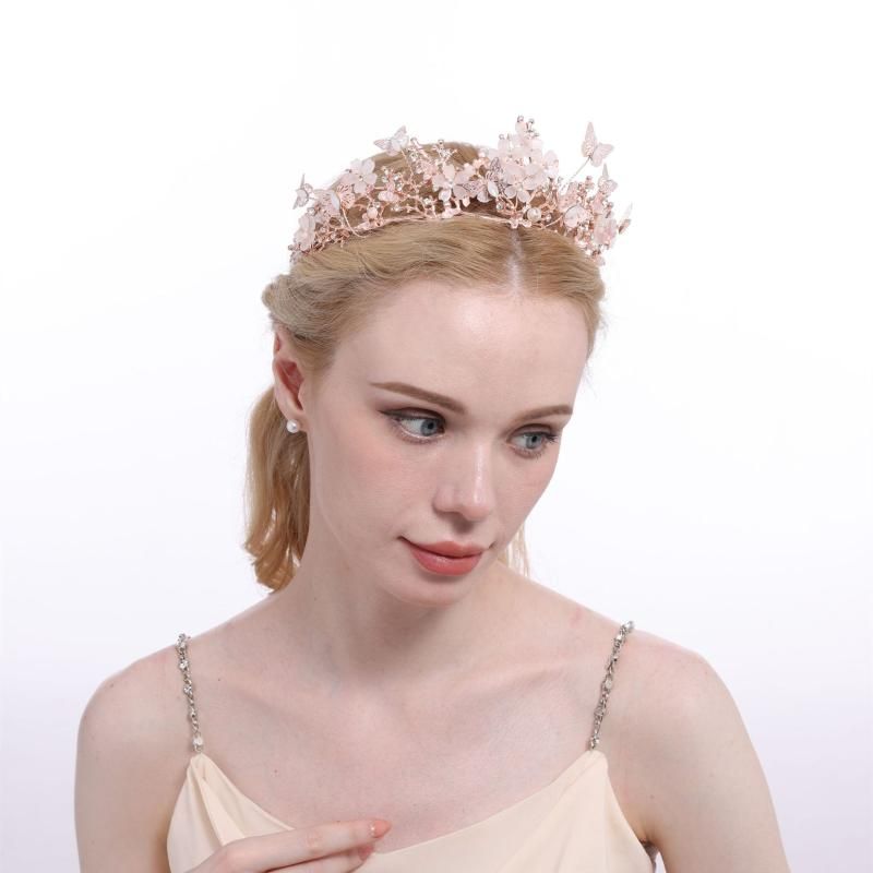 BH-rosegolden China Tiaras