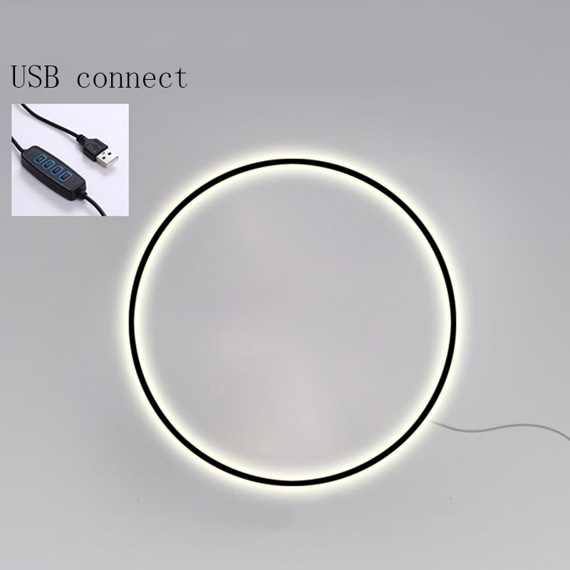 Una connessione USB Dia-30cm Bianco caldo