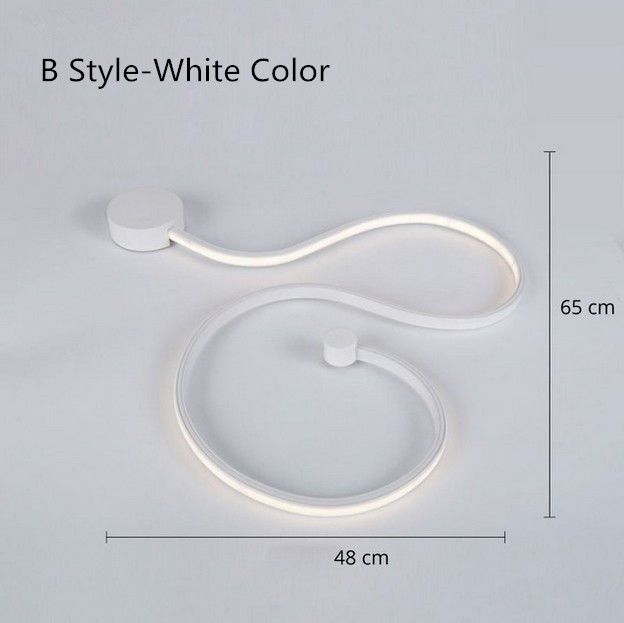 B stile bianco L65cm bianco caldo