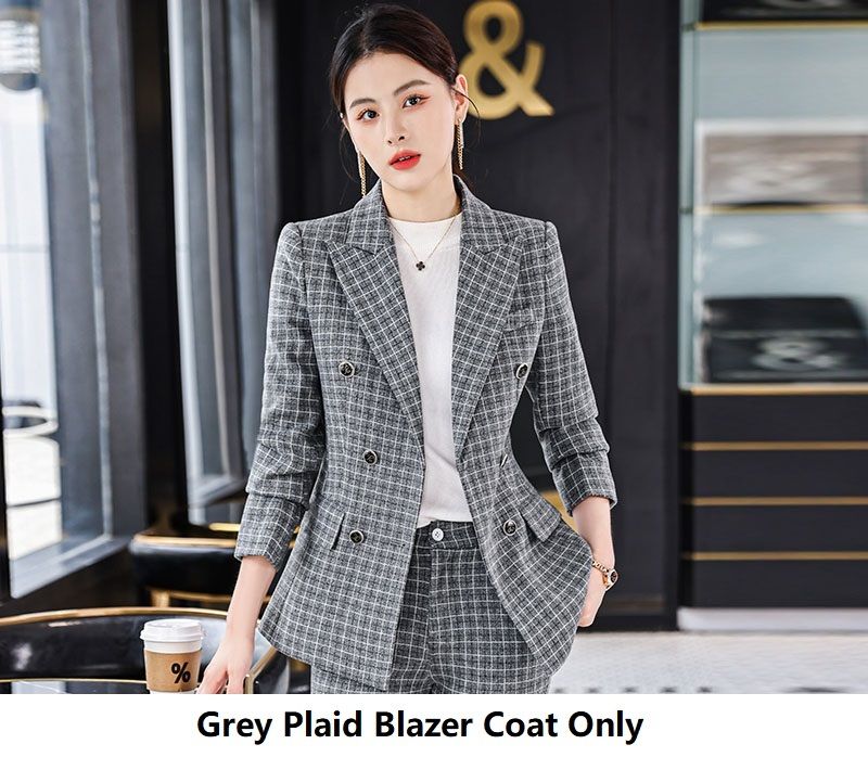 Grey Blazer Coat