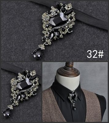 Rhinestone bolo kravat