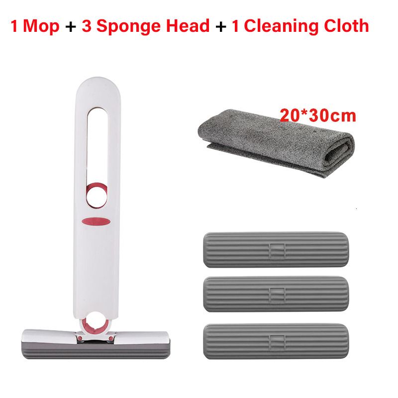 1mop-3head-1cloth