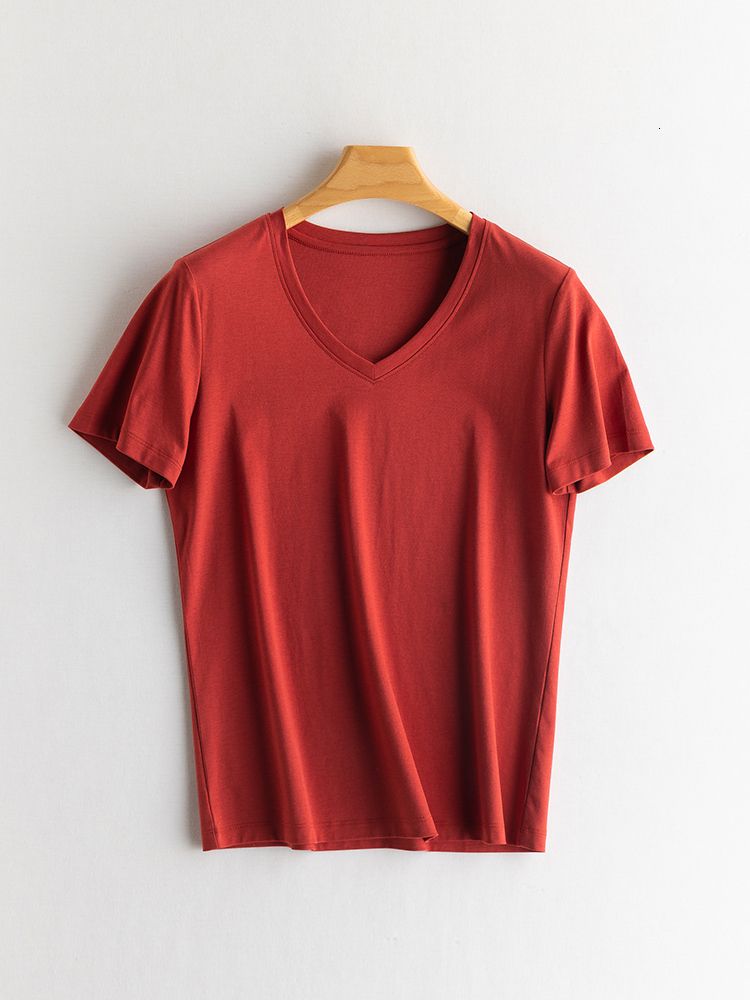 vintage red v neck