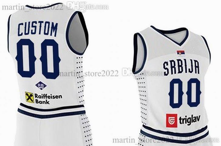 MALE JERSEY SERBIAN NATIONAL BASKETBALL TEAM BOGDANOVIC 2023…