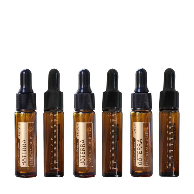 6 contagocce in vetro da 10 ml