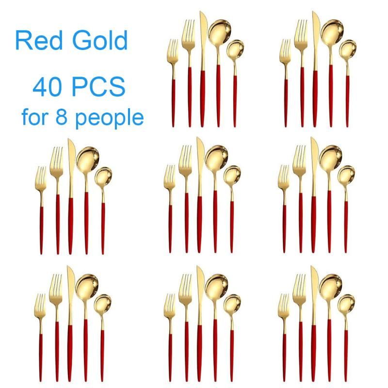 Czerwone złoto -40pcs