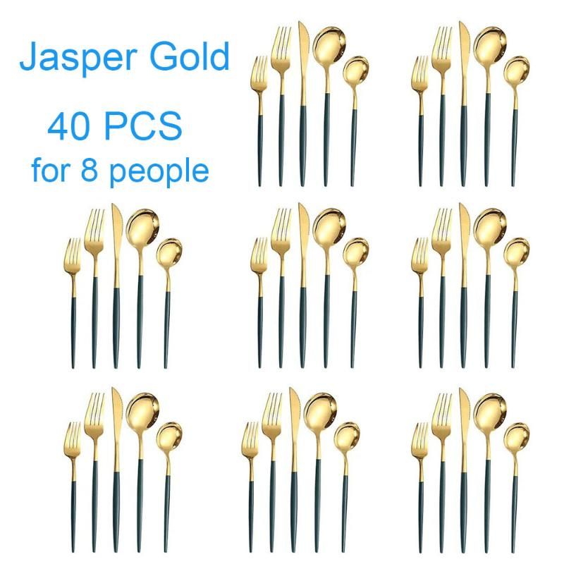 Jasper Gold -40pcs