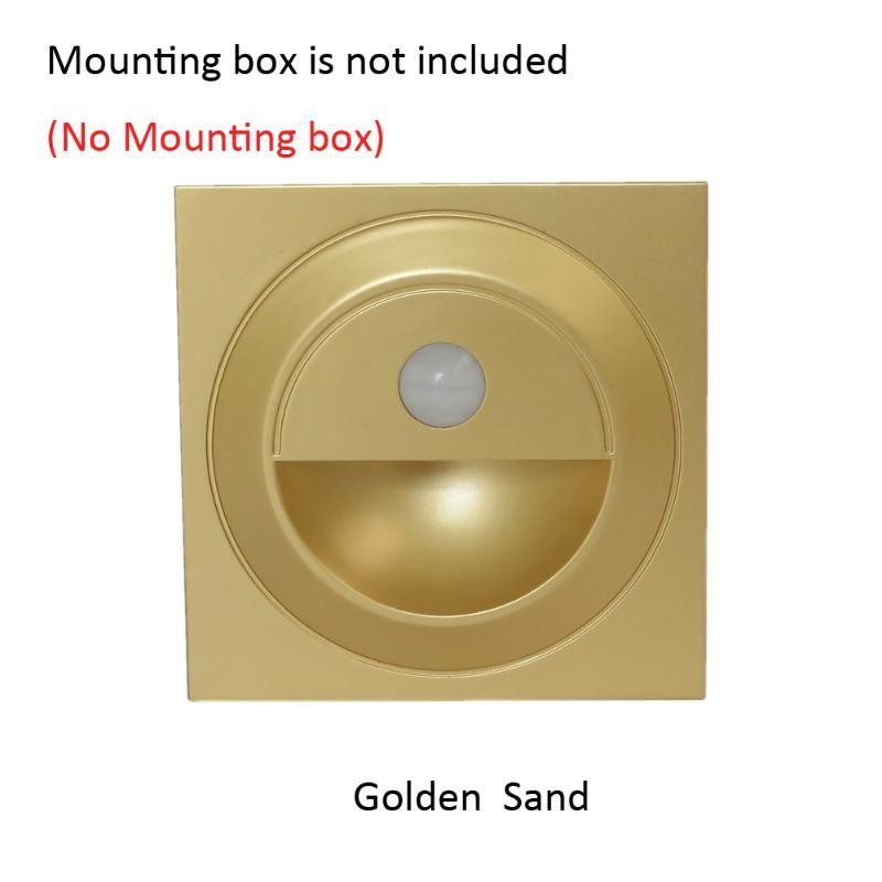 Dourado Sem caixa 1,5 W Branco Quente