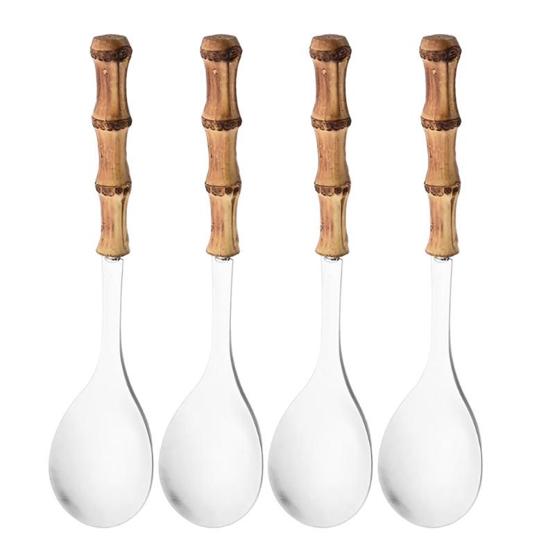 4pcs Silver Spoon