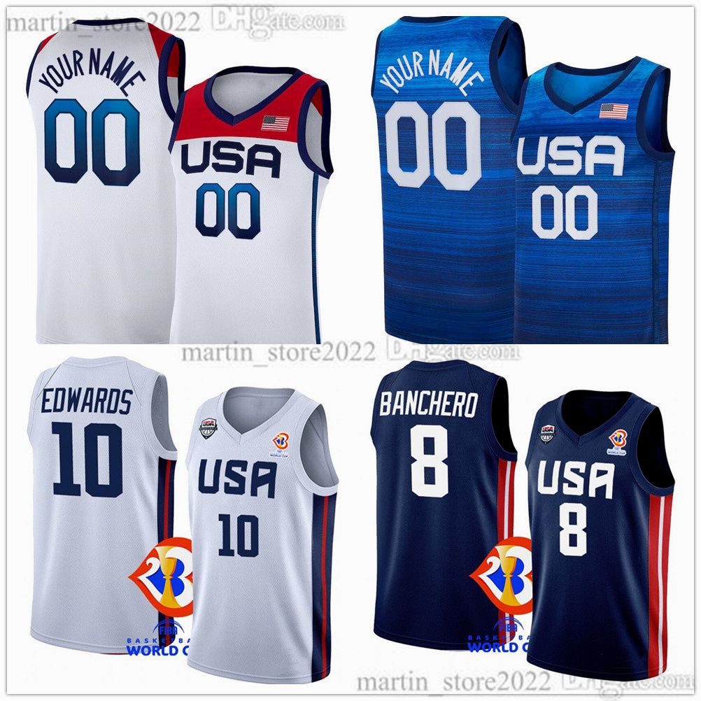 2023 FIBA World Cup Basketball Jerseys Banchero Doncic Rubio