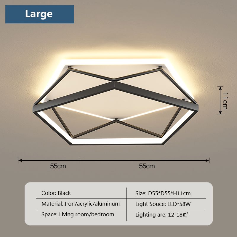 Pentagone55cm Blanc Chaud