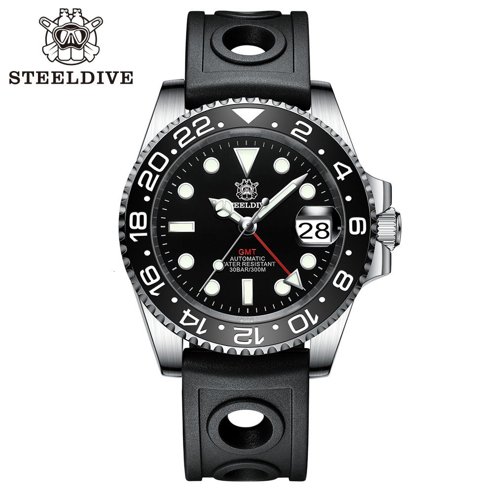 93HH-HR All Black-NH34 GMT Watch