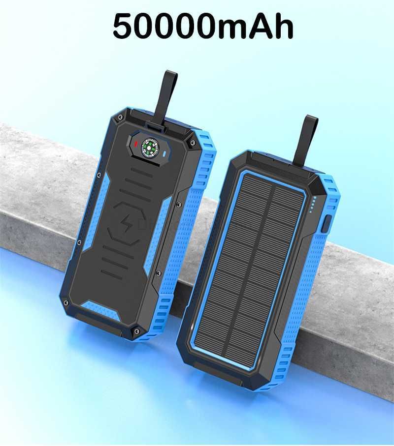 50000mAh الأزرق