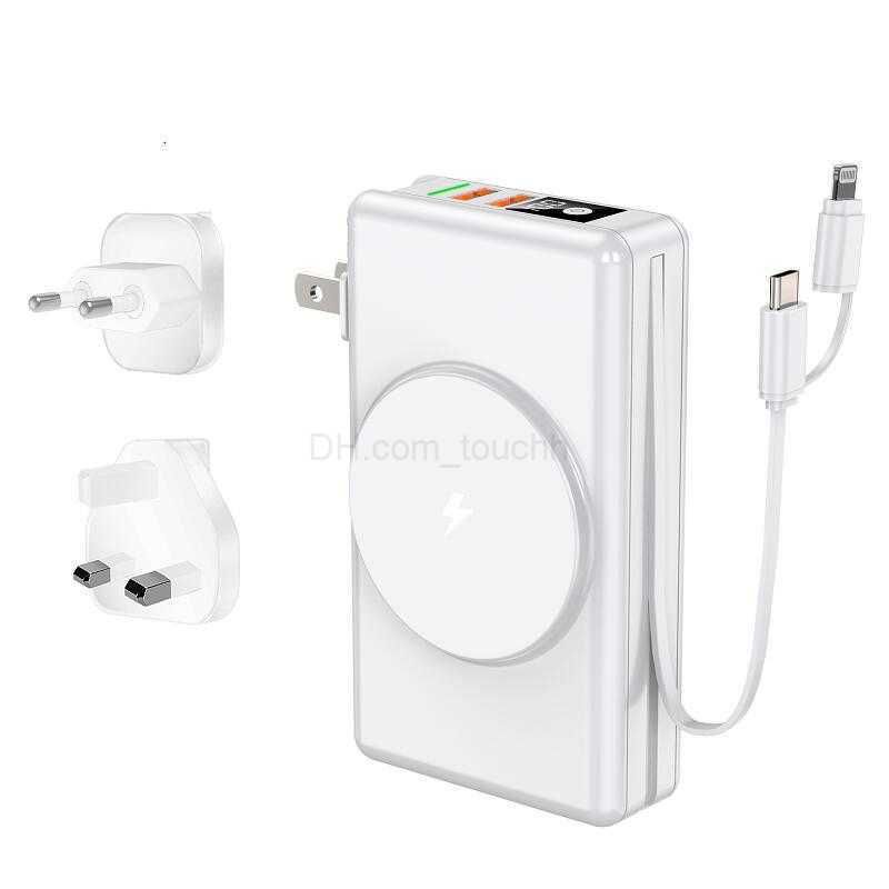 White Us Eu Uk Plug