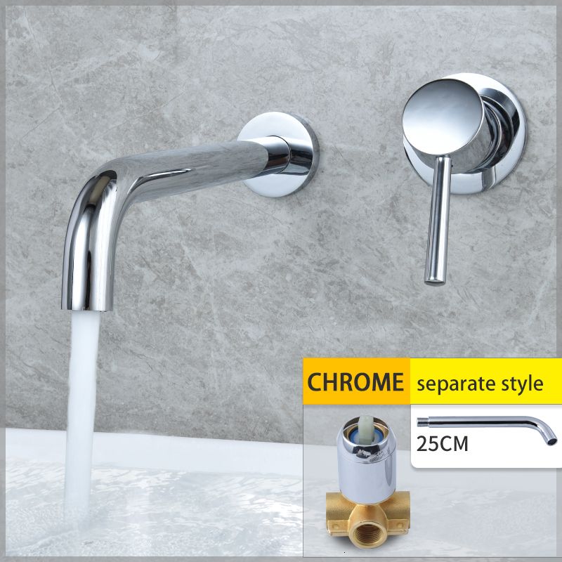 b de 25 cm chrome chrome