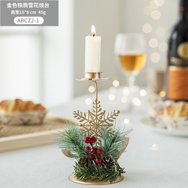 snowflake candlestic 1Pcs