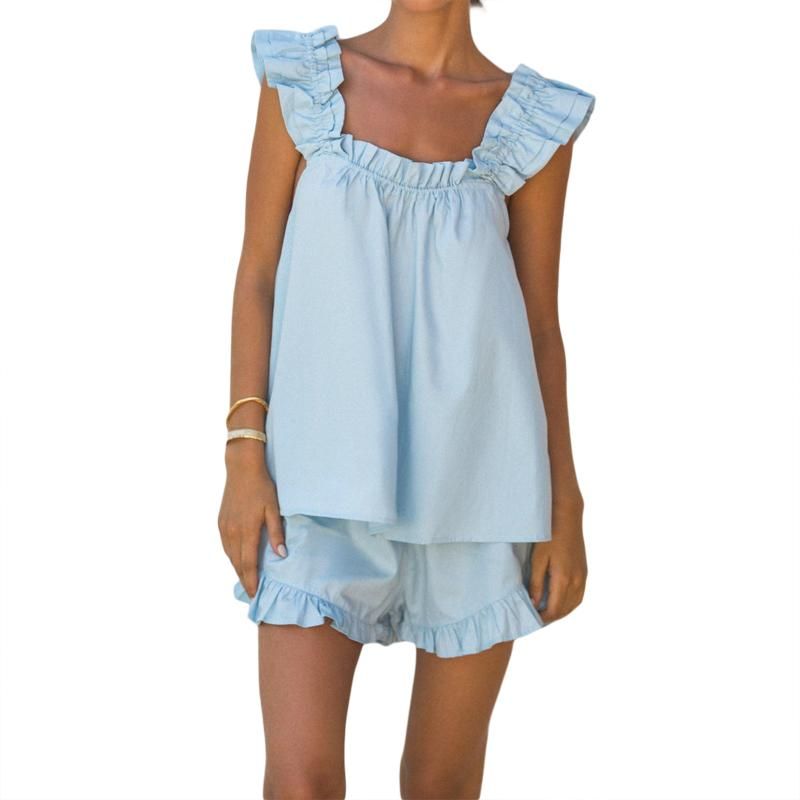 Ruffle Baby Blue