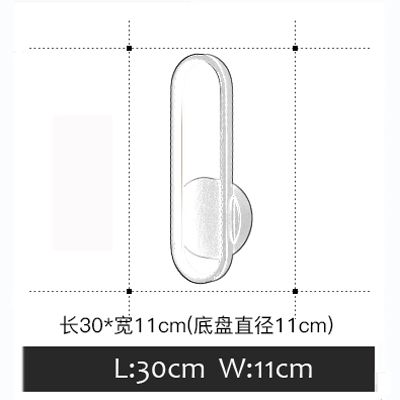 C 스타일 중국 11W 따뜻한 흰색 검은 색