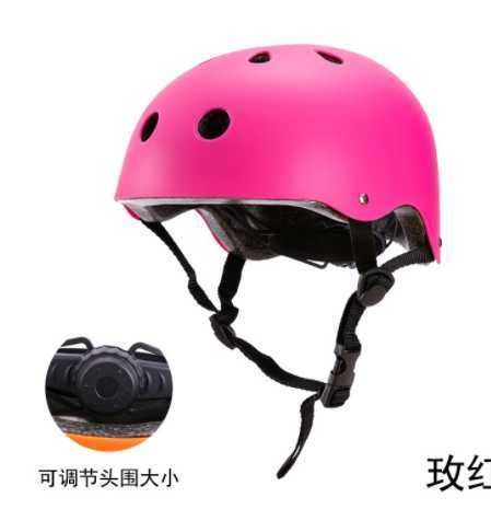 casque rouge rose