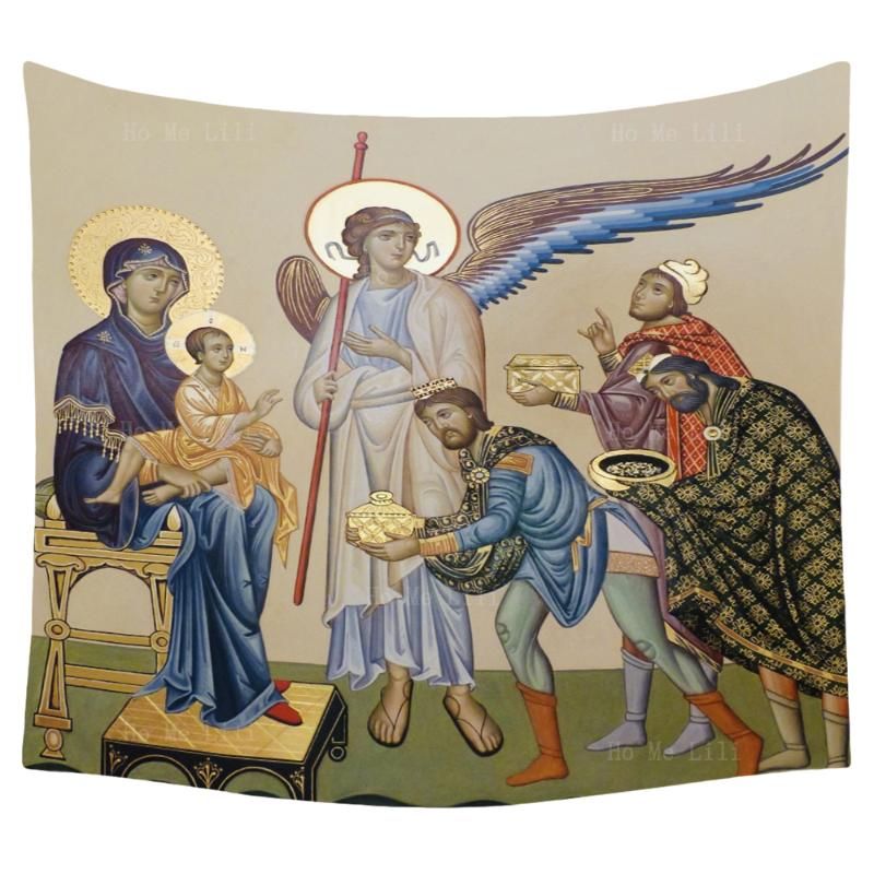 150X130cm Adoration Des Mages