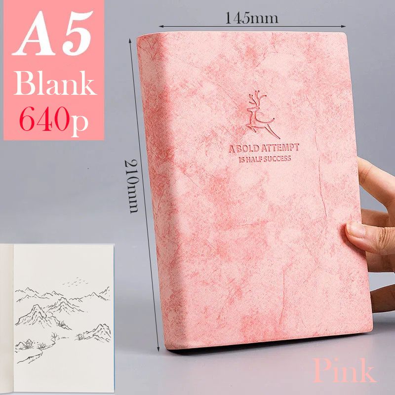 A5 Pink Blank