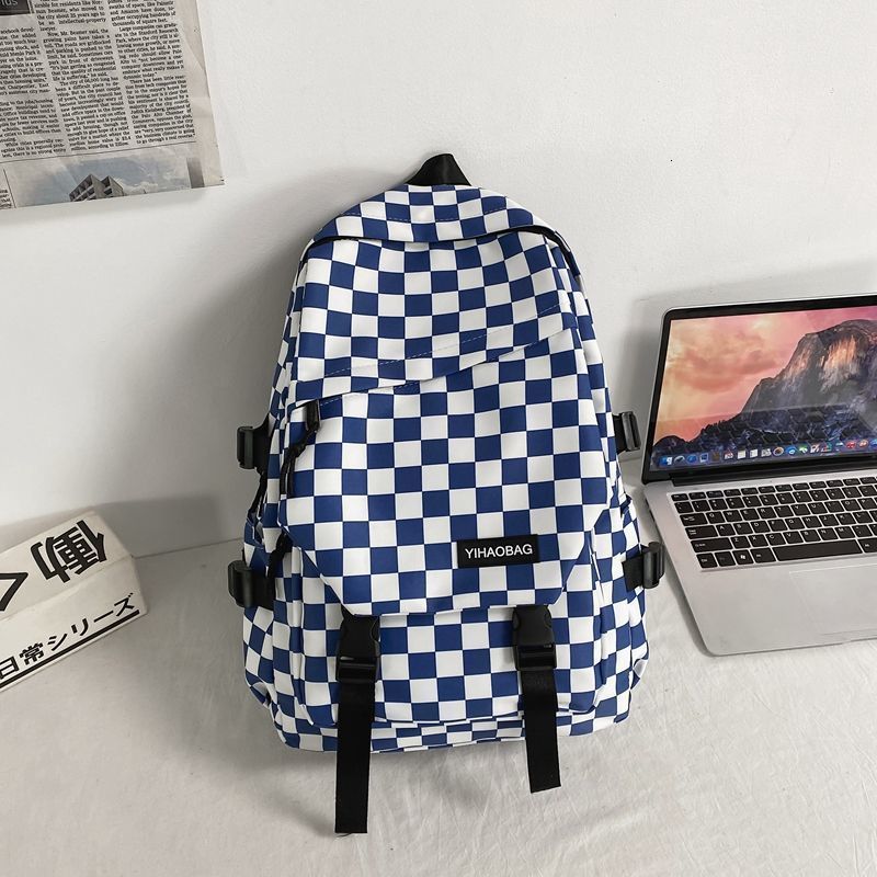 blue checkerboard