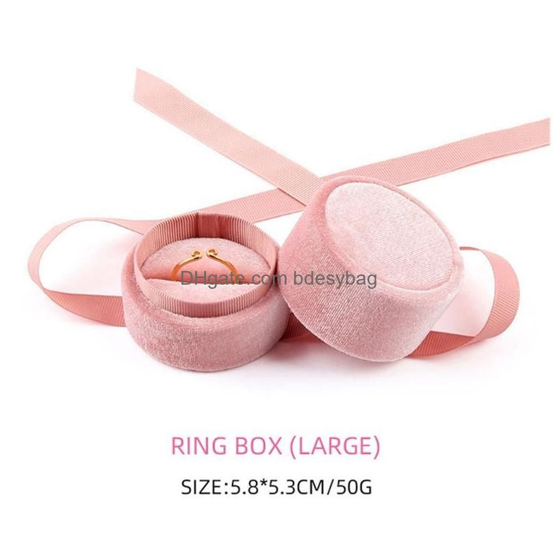 Caixa de anel rosa