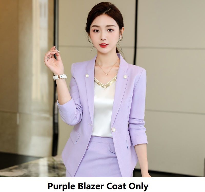 Casaco blazer roxo