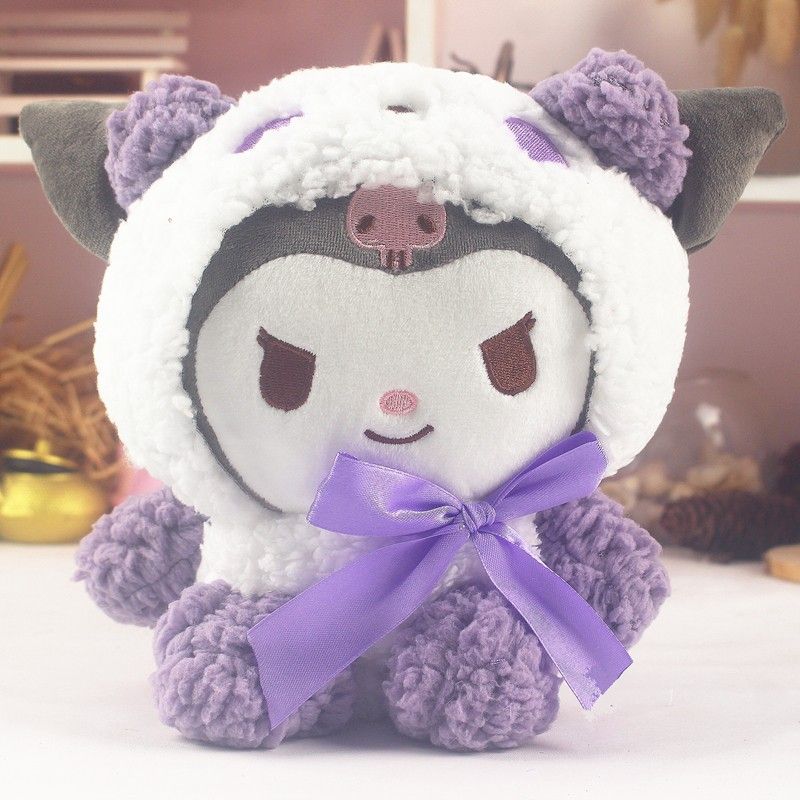 20 Cm De Desenho Animado Fofo Kuromi Brinquedo De Pelúcia Kawaii