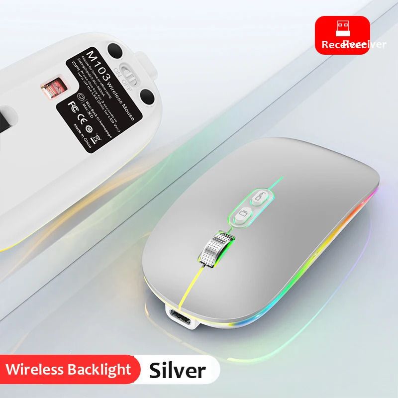 2.4g Wireless Silber.