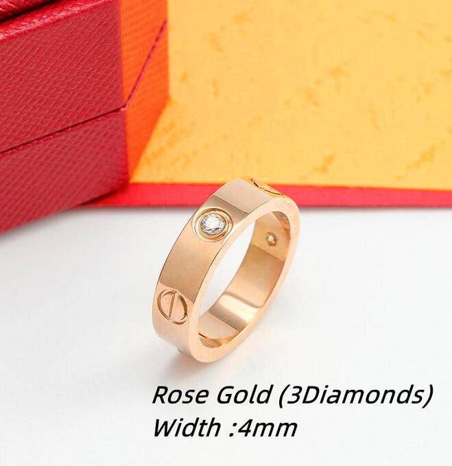 Rose Gold & Diamon(4mm)
