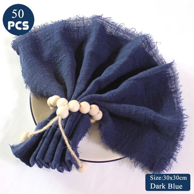 50pc 30x30dark Blue