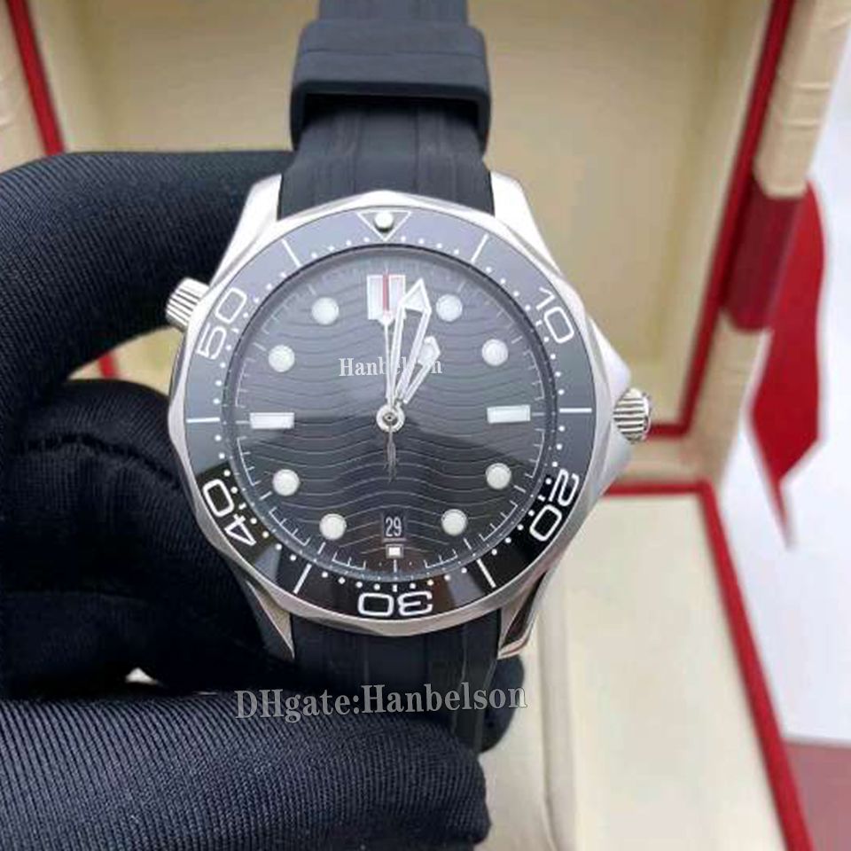 black dial automatic rubber