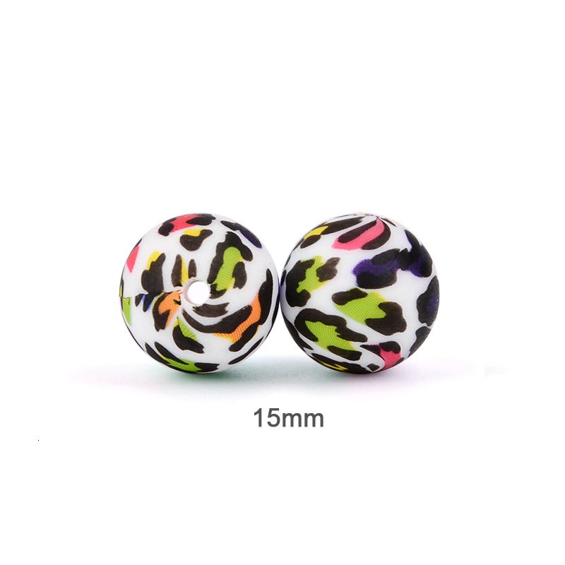 15mm couleur léopard