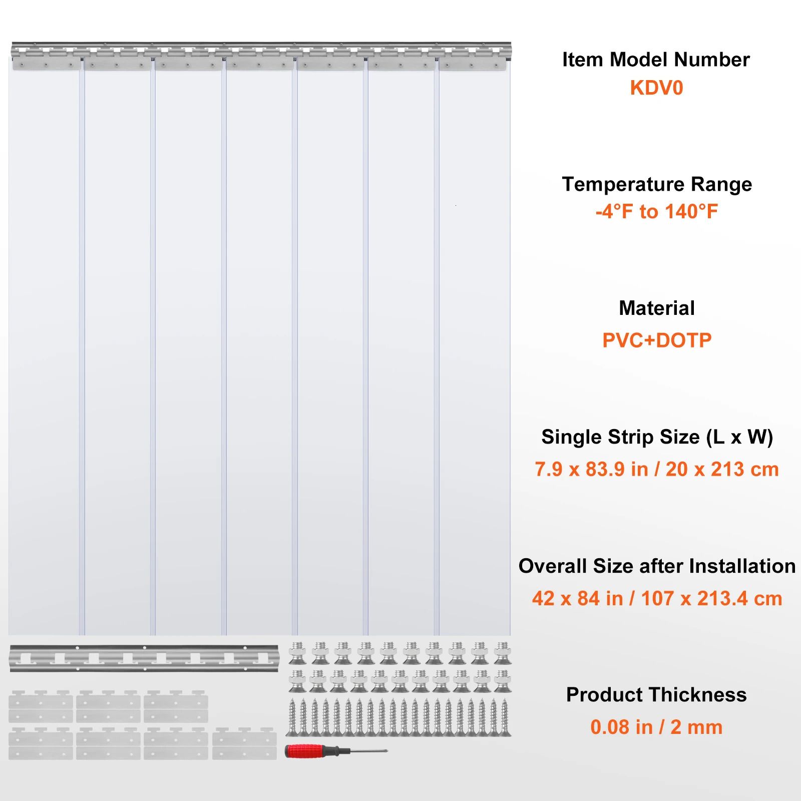 42 x 84 pouces