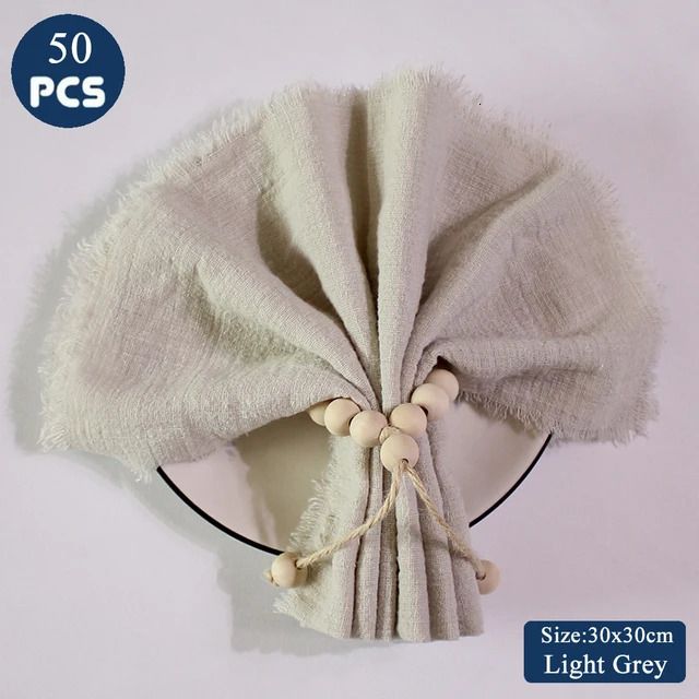 50pc 30x30beige Gray