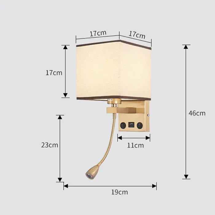 5W warm white bulb 1 spot USB yama