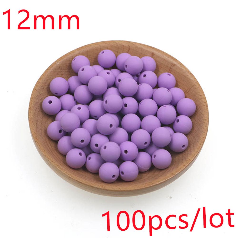 100pcs léger violet
