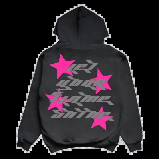 Hoodies pretos rosa