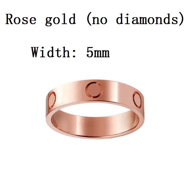 5 mm rosa senza diamante