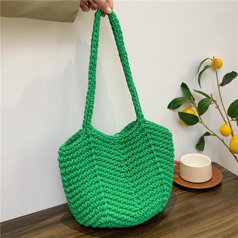 sac fait main vert